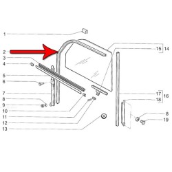 Türfensterdichtung rechts 2105-6103294
