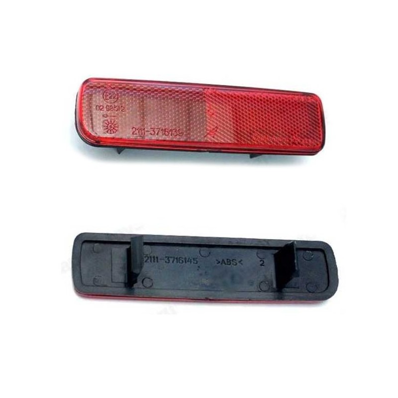 Reflektor der linken hinteren Stoßstange 2111-3716139