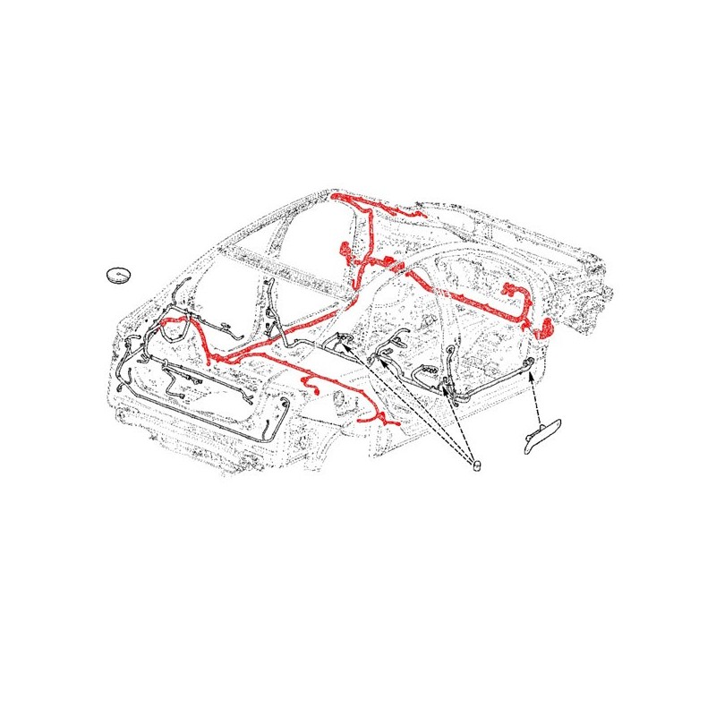 Zadný káblový zväzok 8450030721