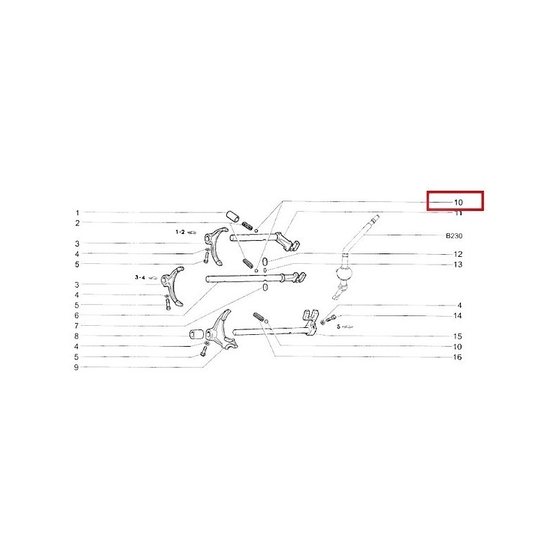 Guľový zámok prevodovky 2101-1702077