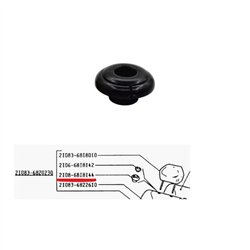 Plastová krytka opierky hlavy 2108-6818144