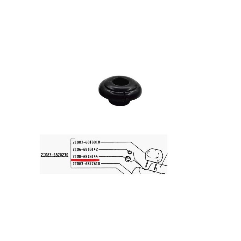 Plastový kryt opěrky hlavy 2108-6818144