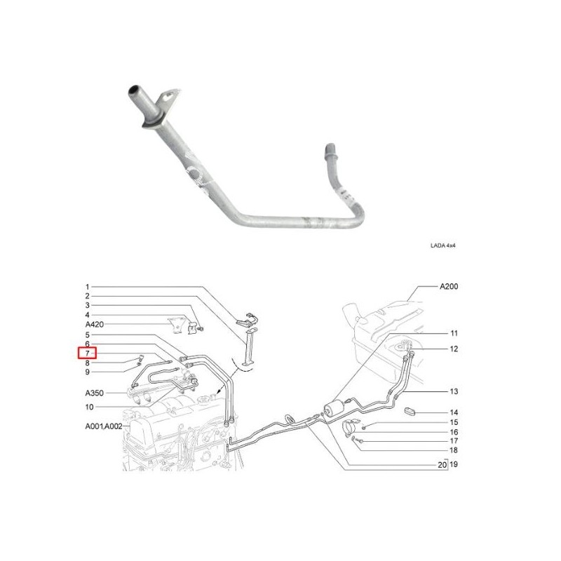 Üzemanyagcső 21044-1104013