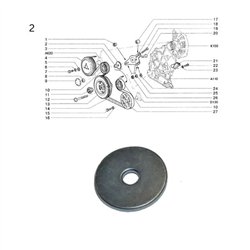 Ochranný kryt napínacej kladky 2123-1041067-00