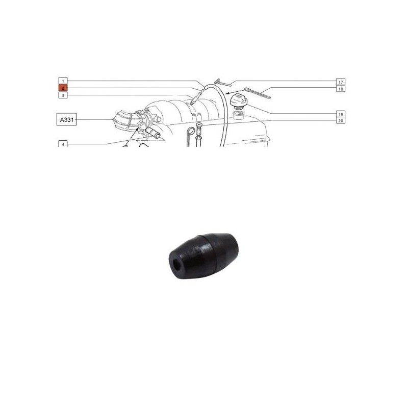 Zátka/oddělovač oleje a olejového filtru 21214-1014295