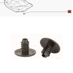 Záslepka izolácie kapoty 1119-5007722