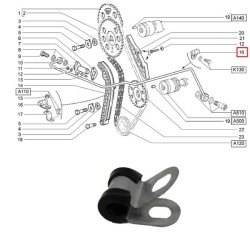 Svorka trubice hydraulického napínača 21214-1006240-30