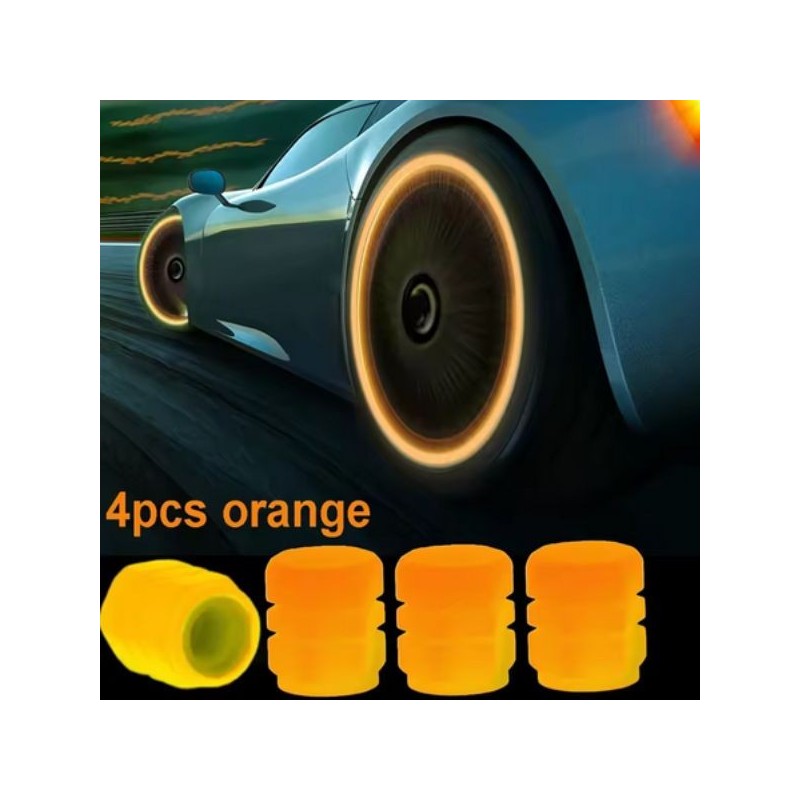 Set de 4 capace iluminate pentru supape