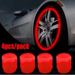 Set de 4 capace iluminate pentru supape