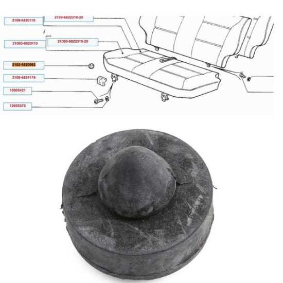 Zámek zadního sedadla 2102-6820062