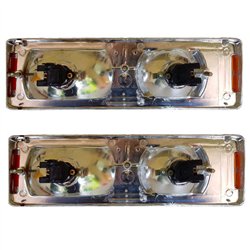 Svetlo zadné Pravé+Ľavé SADA Chrom 21011-3716010+3716011