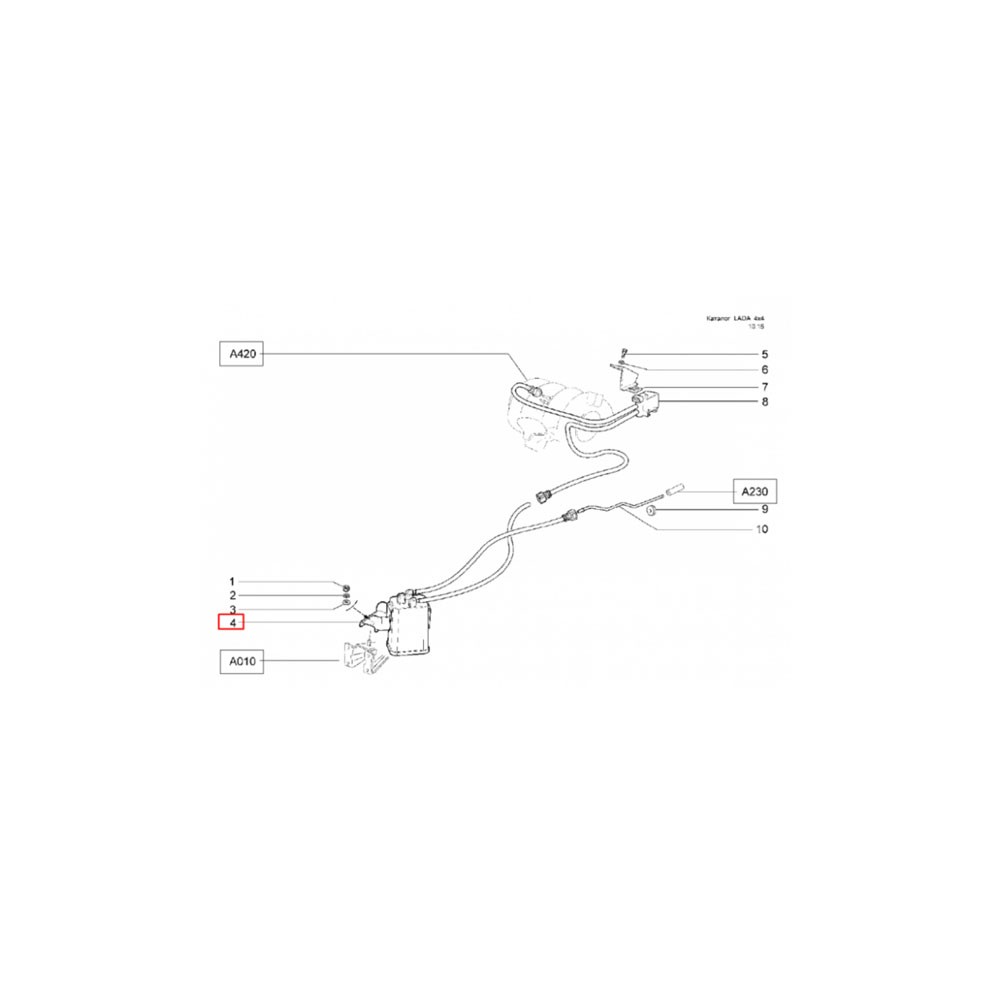 AVTOVAZ Absorber-Baugruppe 21214-1164009
