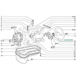 Simering zadný 2101-1005160