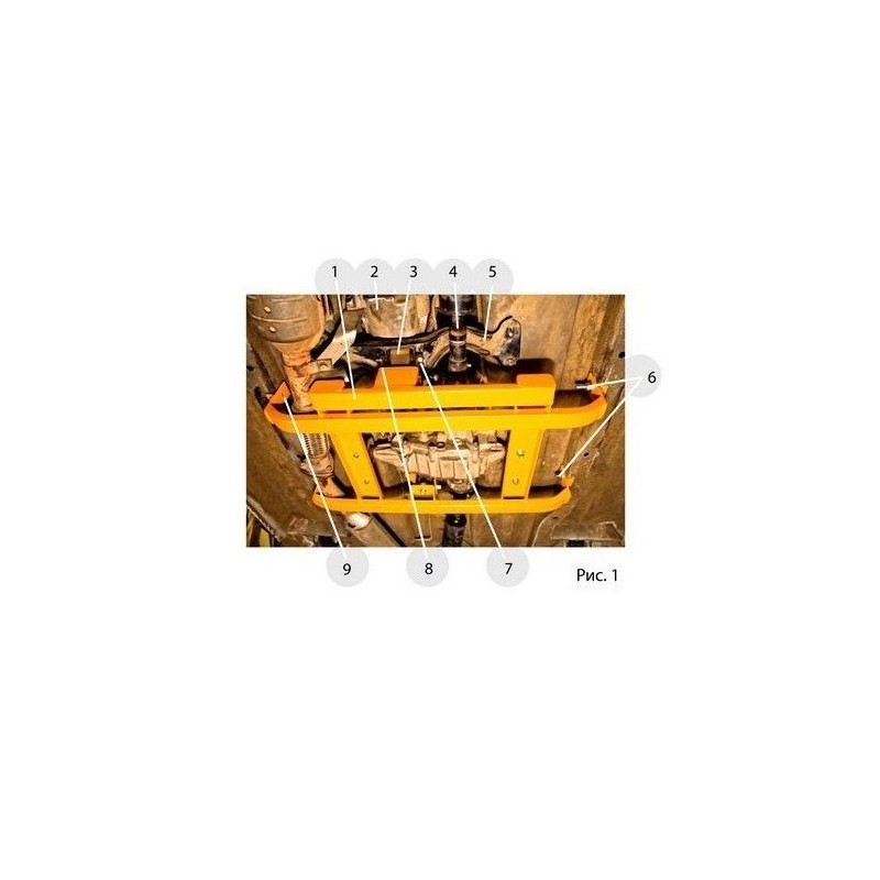 Rám pod pomocnú prevodovku NIVA 4x4 tuning